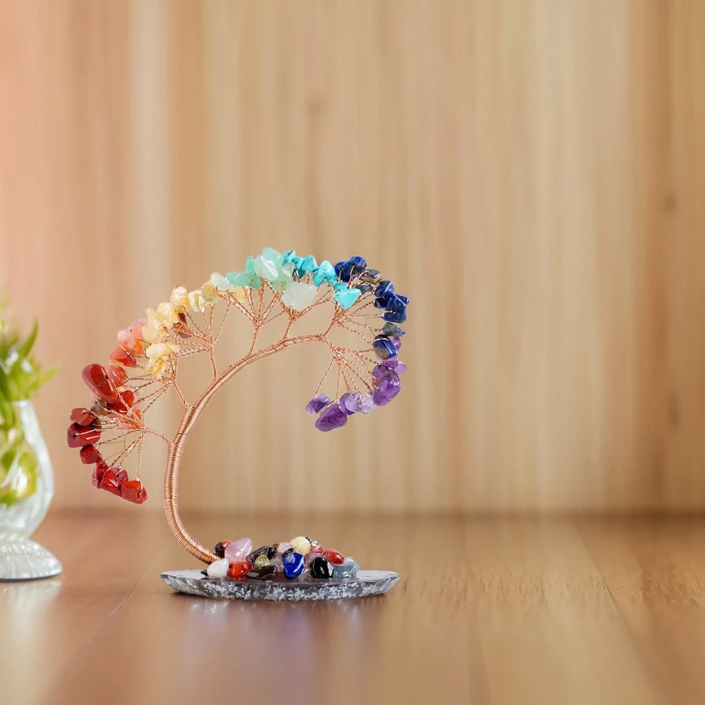 Curved 7 Chakra Spiritual Tree