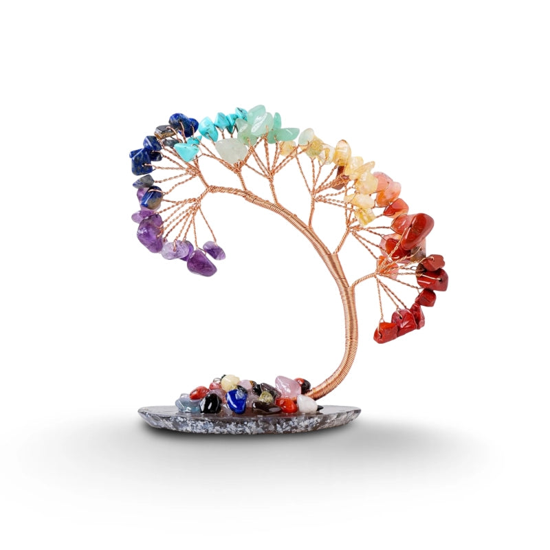 Curved 7 Chakra Spiritual Tree