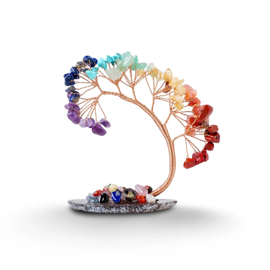 Curved 7 Chakra Spiritual Tree