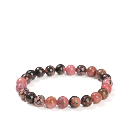 Black Line Rhodonite Bracelet