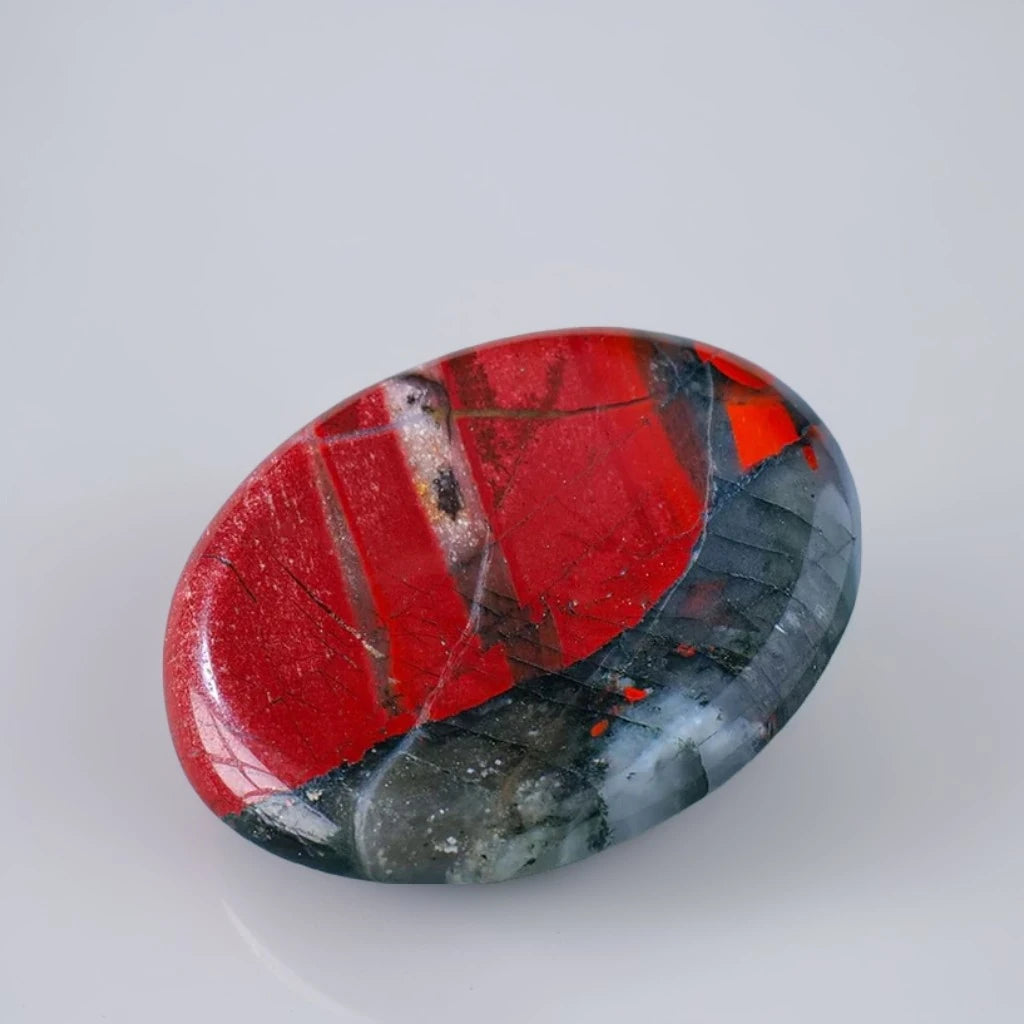 Bloodstone Worry Stone
