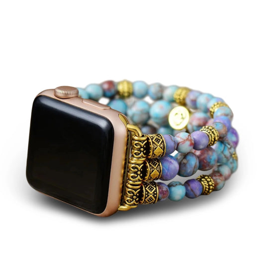 Bohemian Ocean Jasper Apple Watch Strap