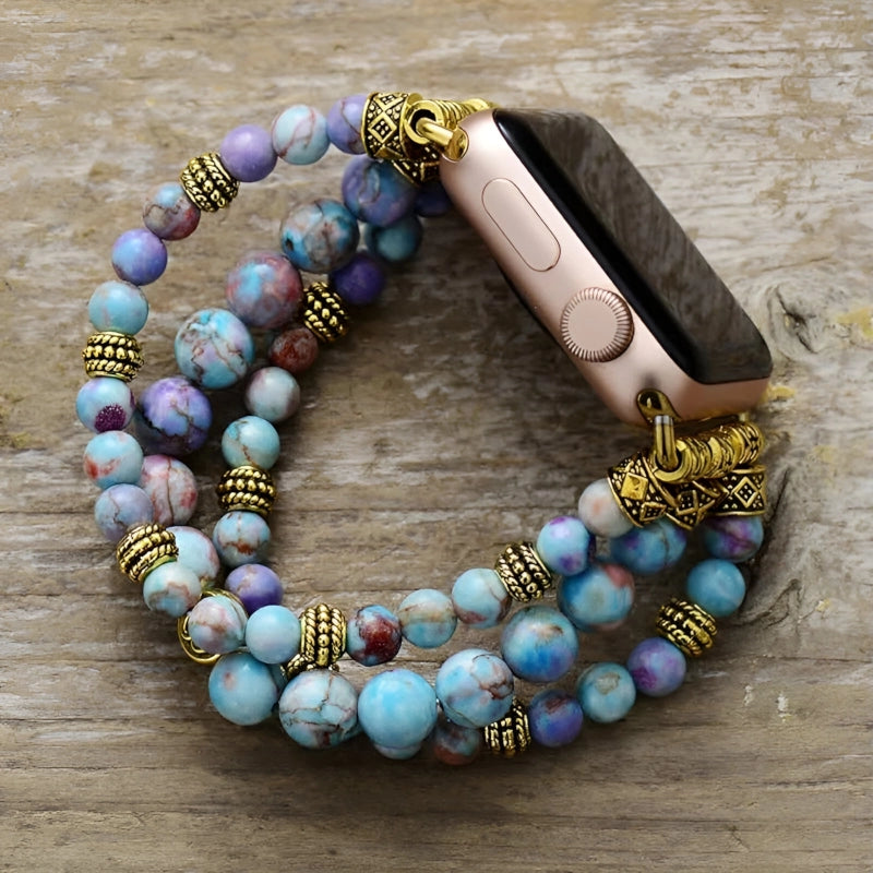 Bohemian Ocean Jasper Apple Watch Strap