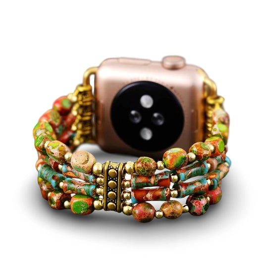 Bohemian Earth Jasper Apple Watch Strap