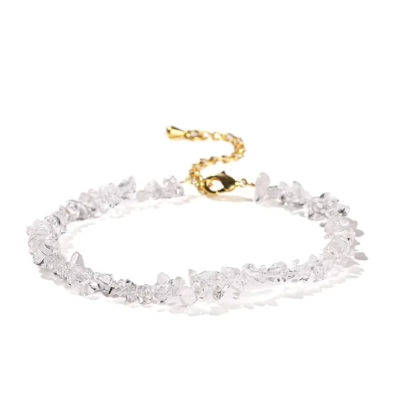 Clear Quartz Chain Bracelet