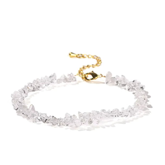 Clear Quartz Chain Bracelet
