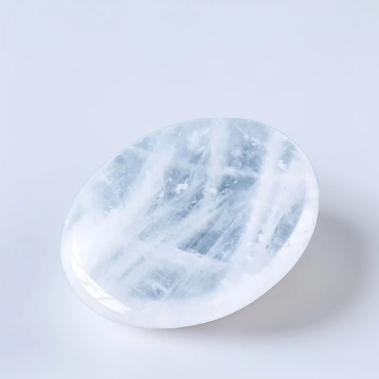 Clear Quartz Worry Stone