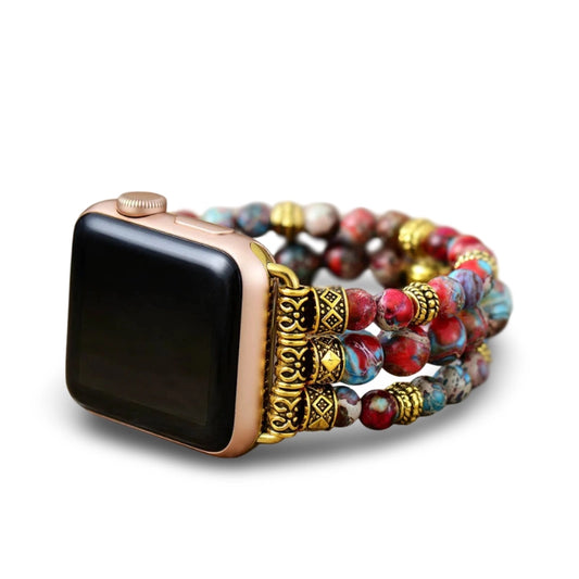 Crimson Jasper Apple Watch Strap