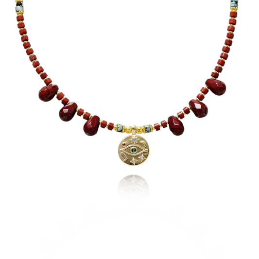 Desert Eye Talisman Necklace