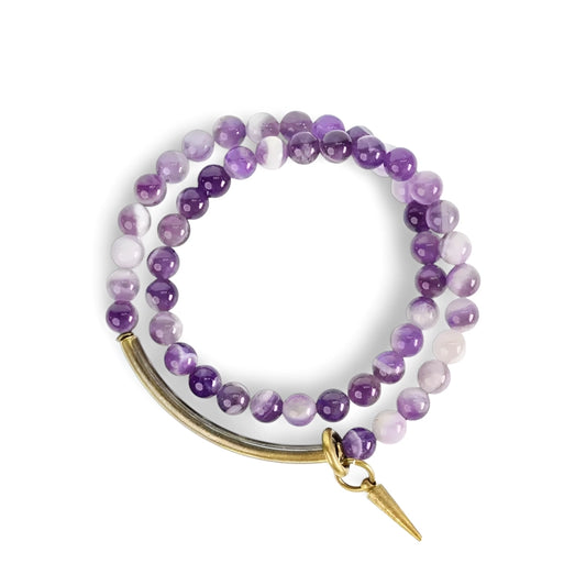 Dream Amethyst Copper Bracelet