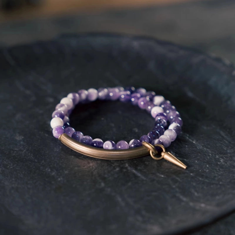 Dream Amethyst Copper Bracelet