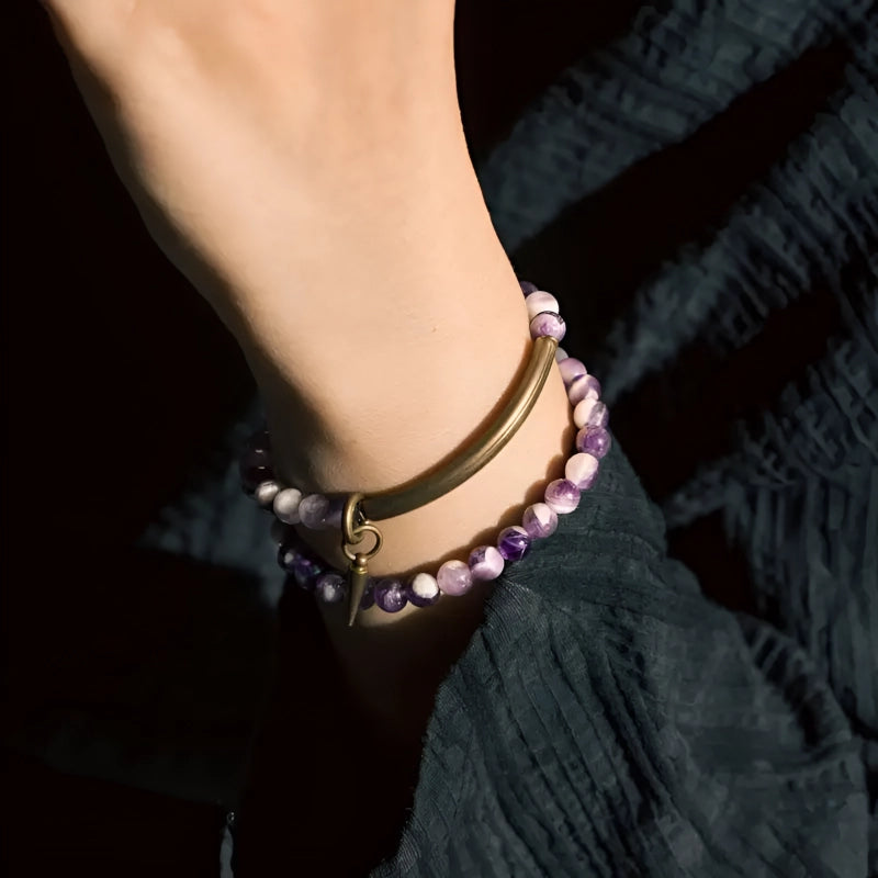 Dream Amethyst Copper Bracelet