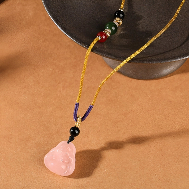 Empath Laughing Buddha Necklace