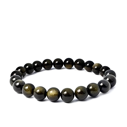 Gold Obsidian Bracelet