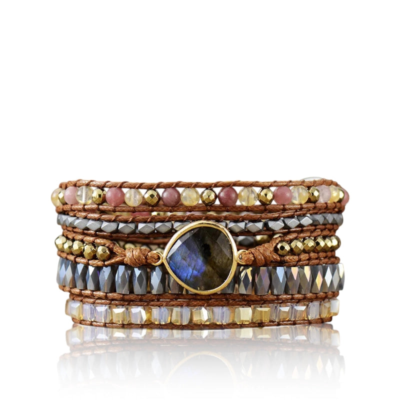 Healing Labradorite Wrap Bracelet