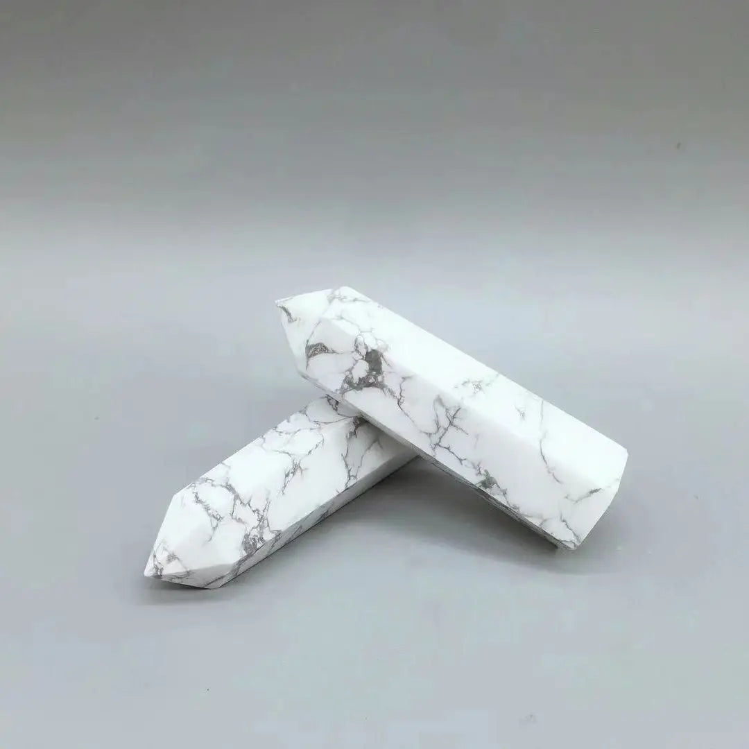 Howlite Crystal Point