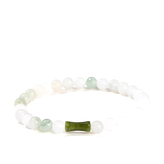 Ice Jade Bamboo Bracelet