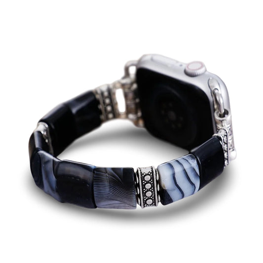 Noir Agate Apple Watch Strap