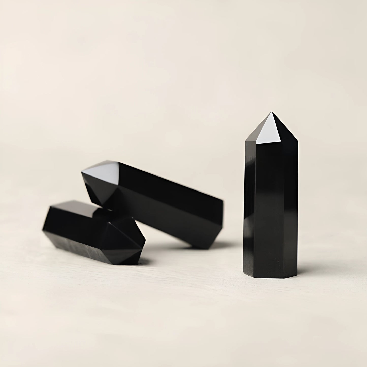 Obsidian Crystal Point