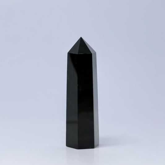 Obsidian Crystal Point
