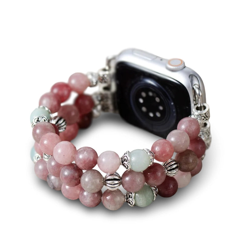 Pink Aventurine Apple Watch Strap