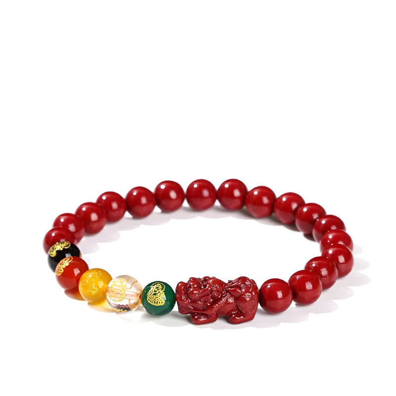 Prosperity Cinnabar Pixiu Bracelet