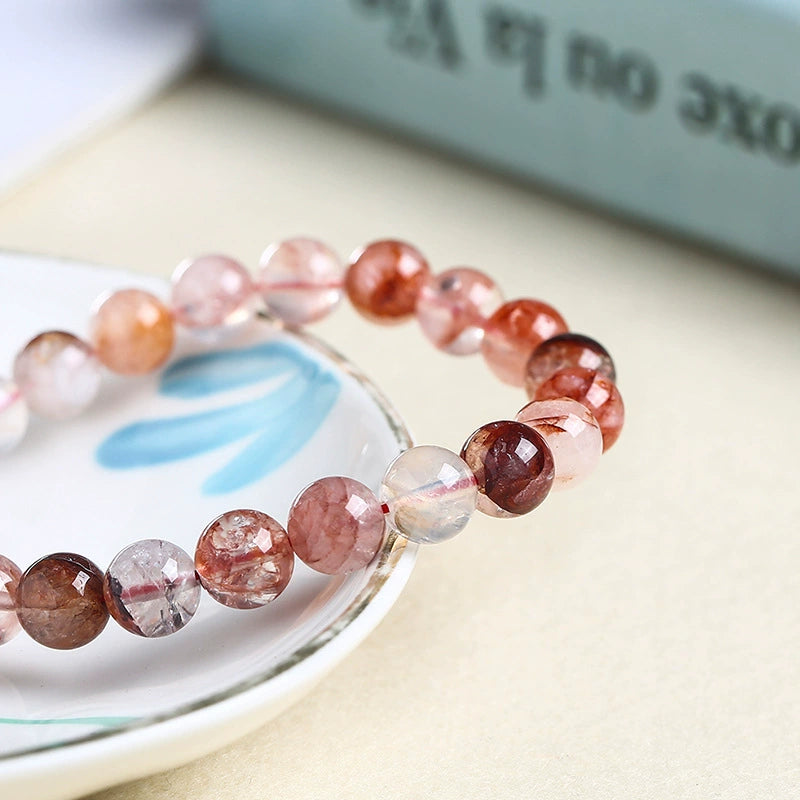 Red Hematoid Quartz Bracelet