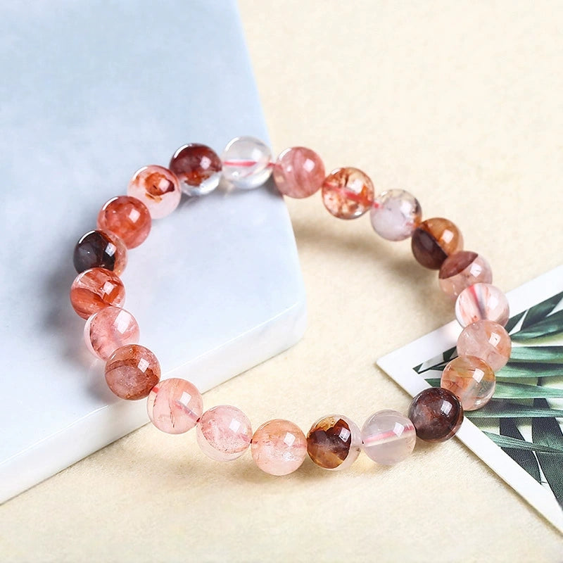 Red Hematoid Quartz Bracelet