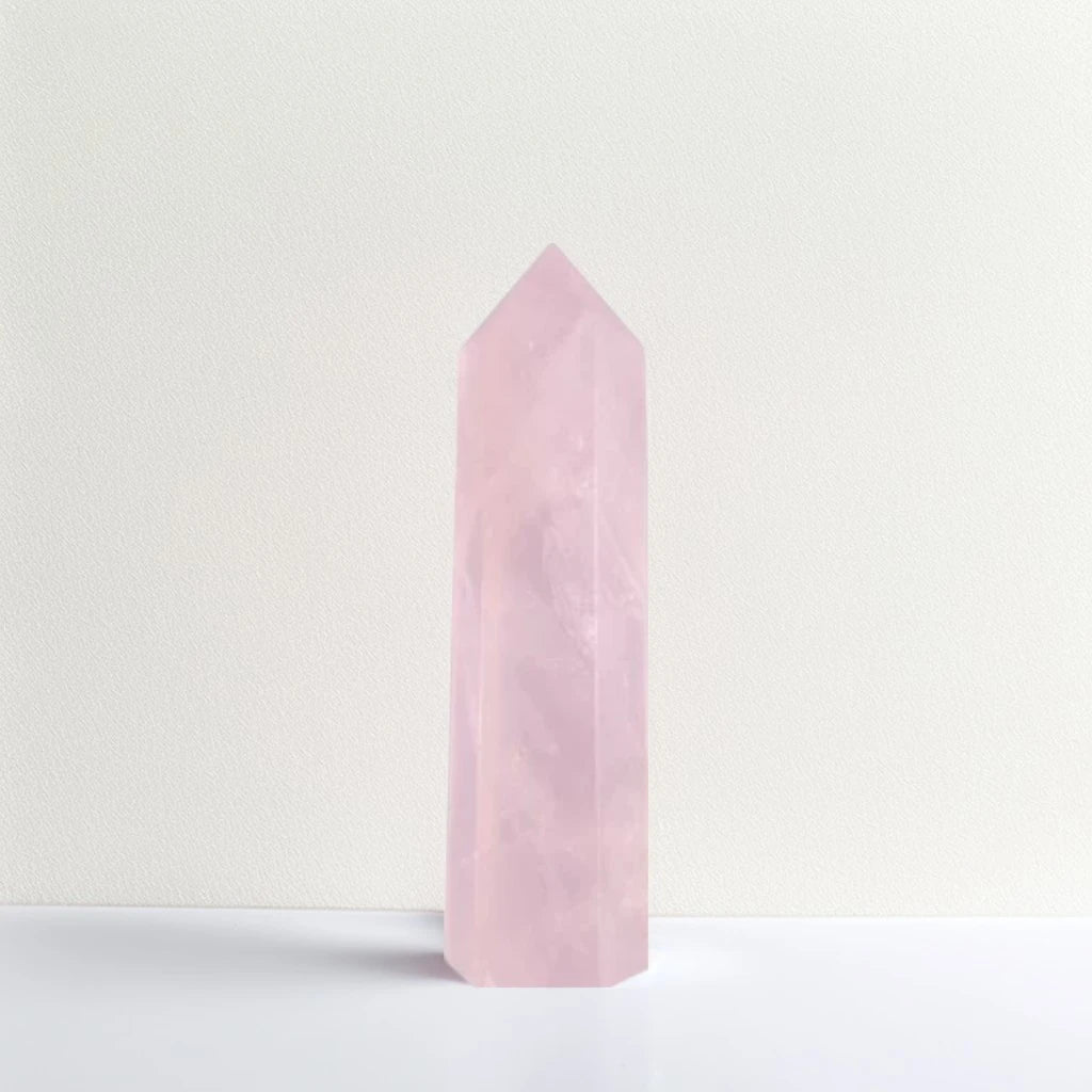 Rose Quartz Crystal Point