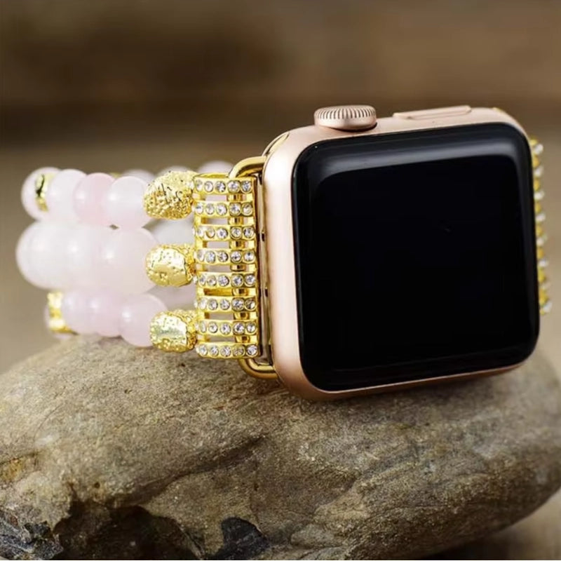 Rose Quartz Apple Watch Strap