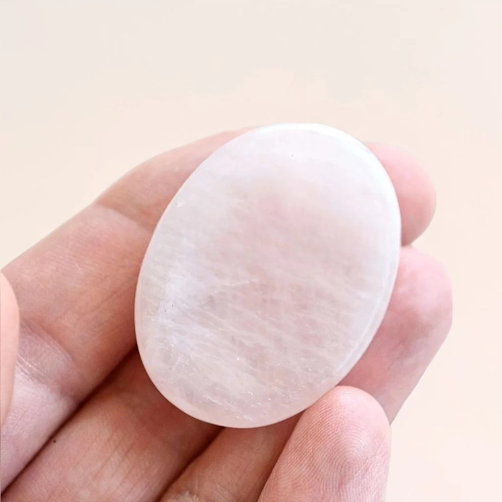 Rose Quartz Worry Stone