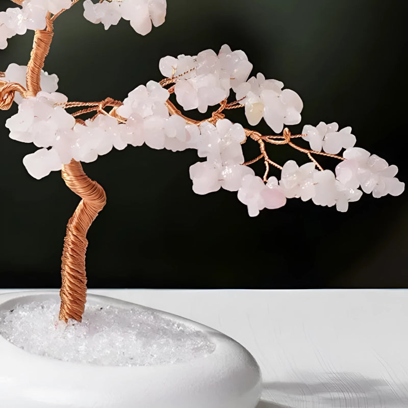 Rose Quartz Zen Bonsai