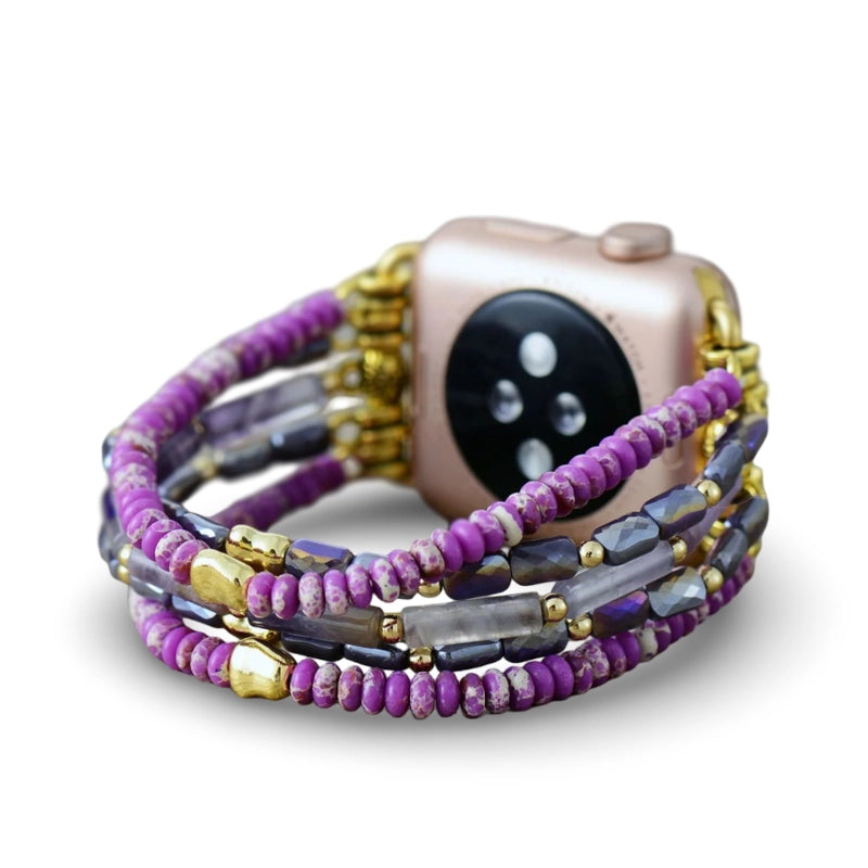 Royal Jasper Amethyst Apple Watch Strap