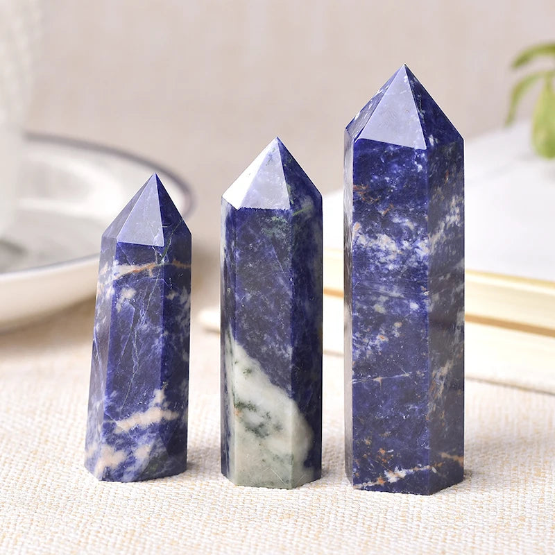 Sodalite Crystal Point