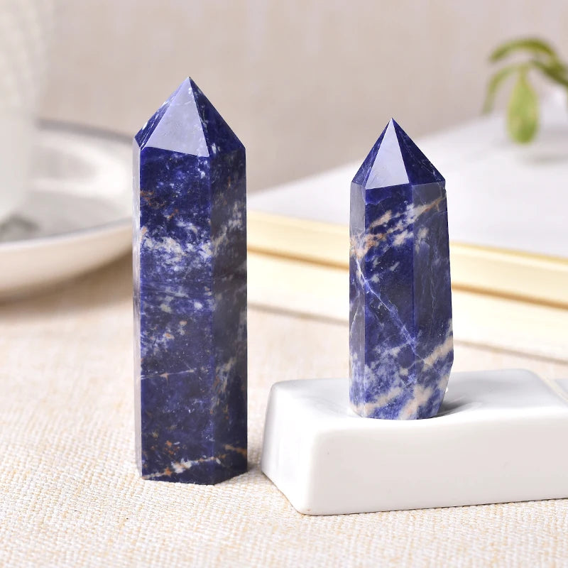 Sodalite Crystal Point