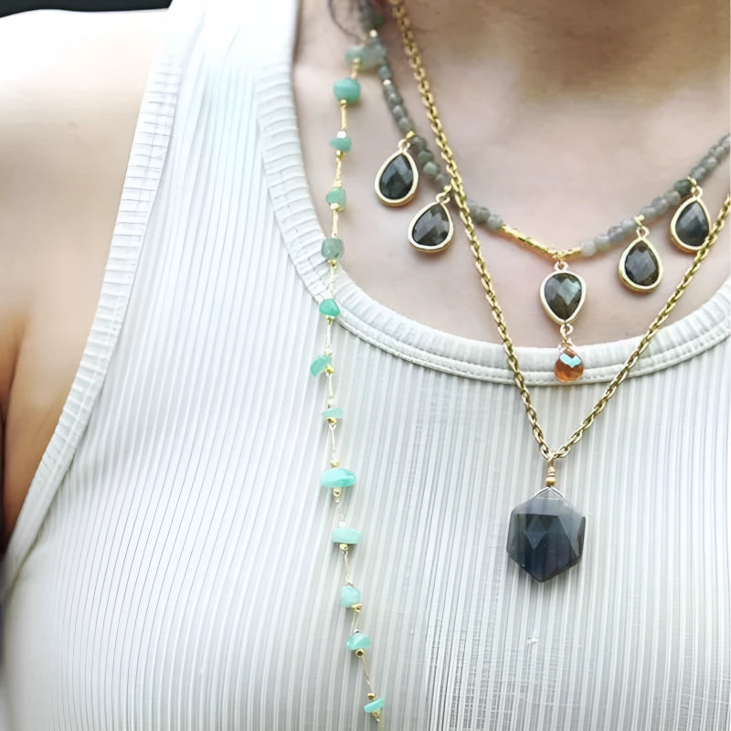 Spectral Droplets Necklace