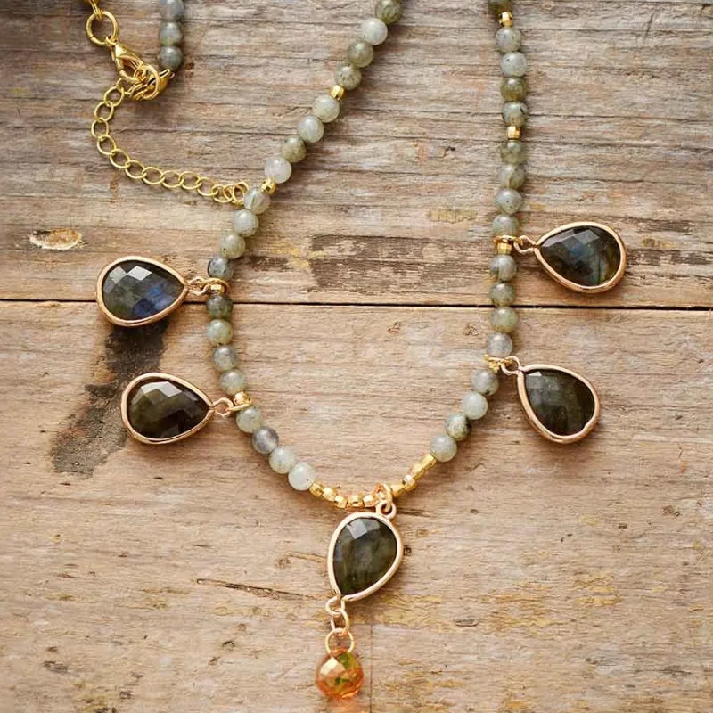 Spectral Droplets Necklace