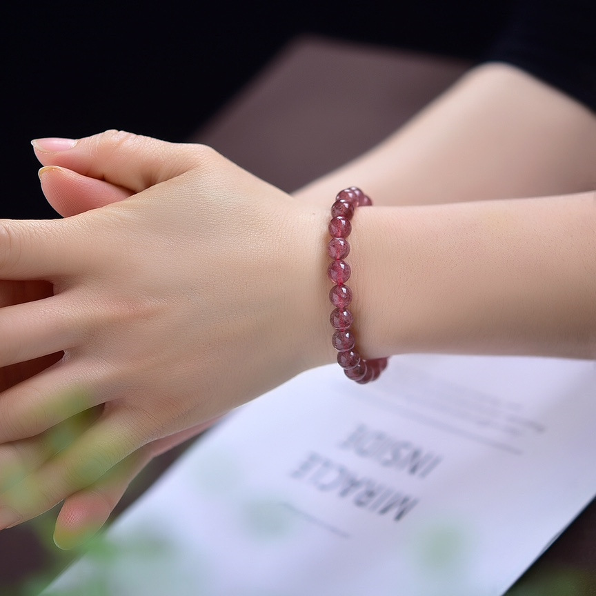 Strawberry Quartz Bracelet