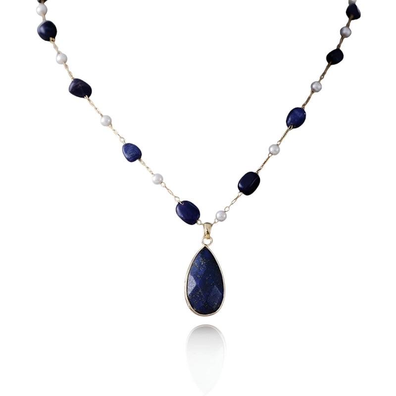 Lapis Lazuli Teardrop Necklace