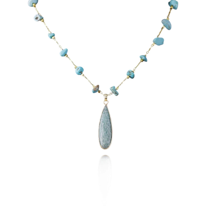 Teardrop Serenity Necklace