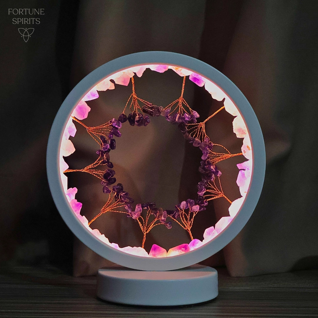 The Calming Forest - Amethyst Protection Night Lamp