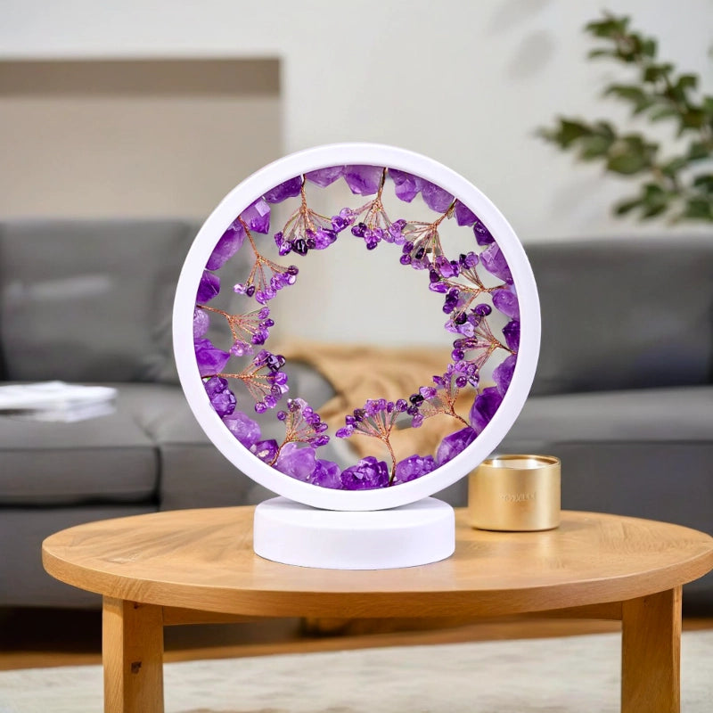 The Calming Forest - Amethyst Protection Night Lamp