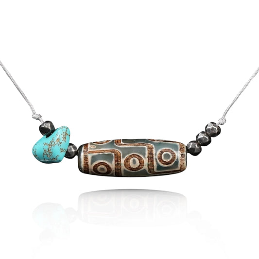Tibetan Spirit Dzi Necklace