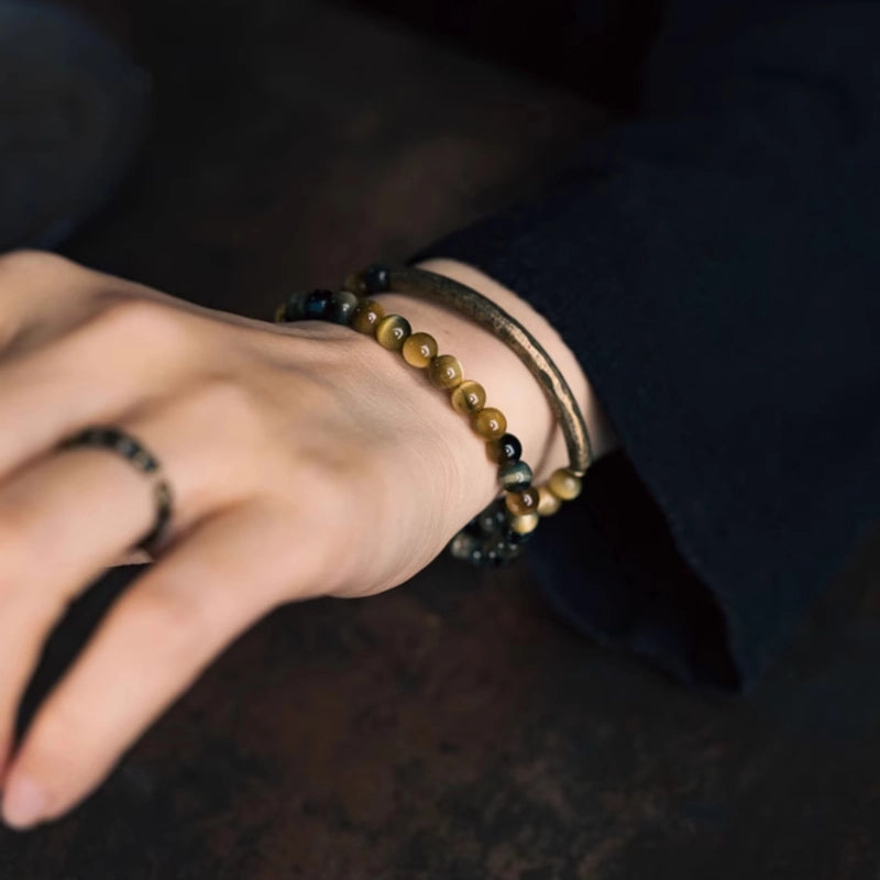 Trinity Tiger Eye Bracelet
