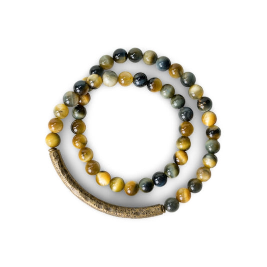 Trinity Tiger Eye Bracelet