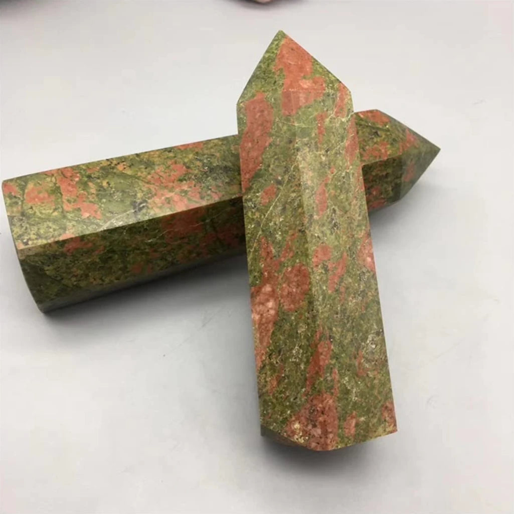 Unakite Crystal Point