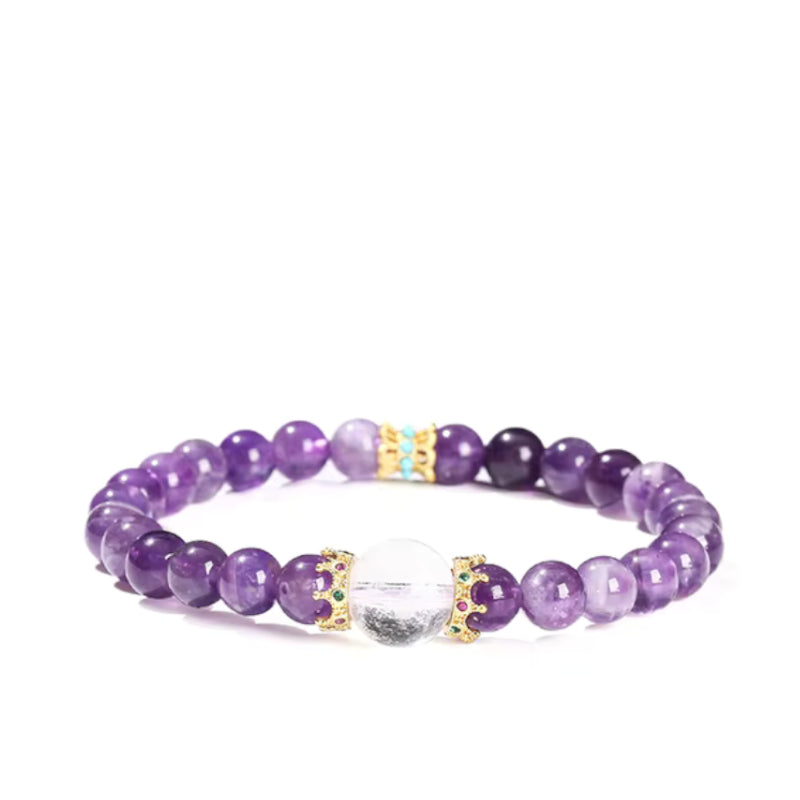 Vintage Calming Amethyst Bracelet