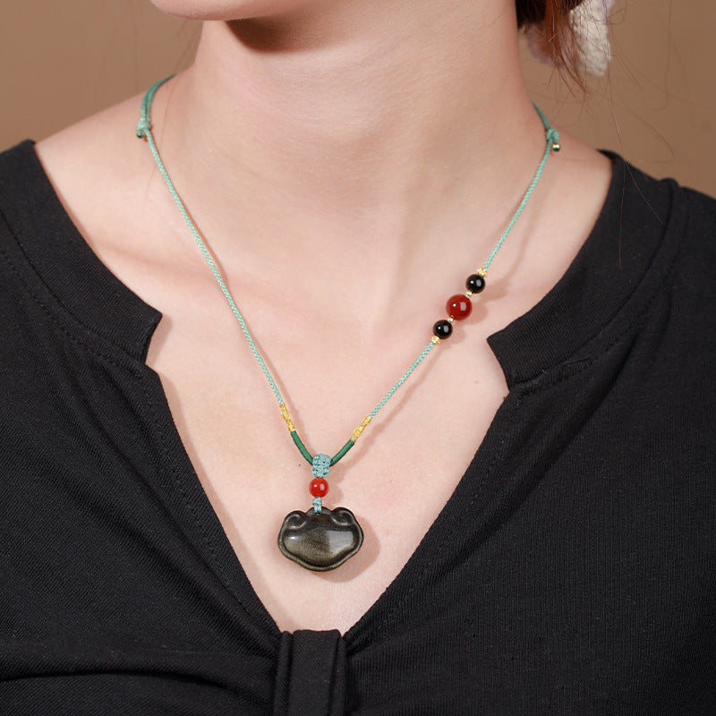 Wealth Ingot Necklace