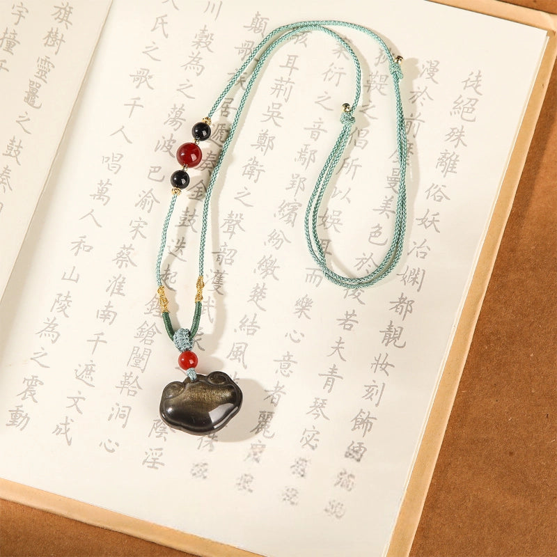 Wealth Ingot Necklace