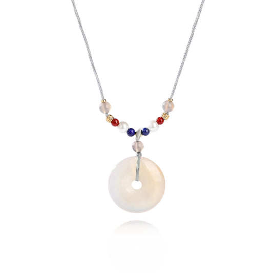 White Agate Harmony Necklace